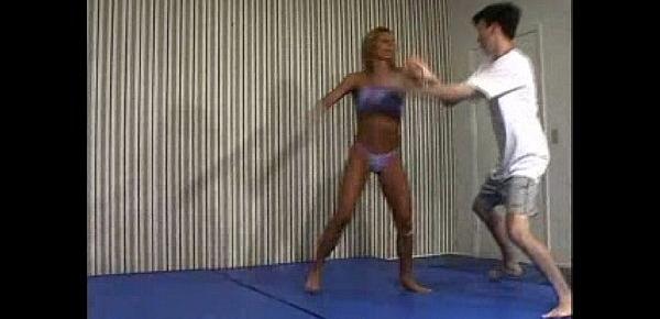  Flamingo Mixed Wrestling - Suzanne Dubois Vs. Tim Ford  part1